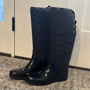 Coach Rain Boots size EU 39. Fits like an 8.5